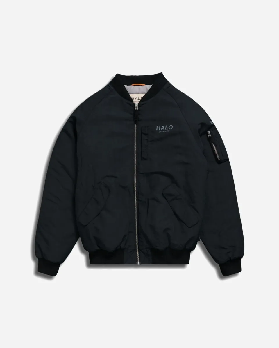 Halo Cordura Bomber Jacket - Black