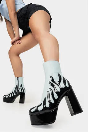 High Voltage Platform Ankle Boots