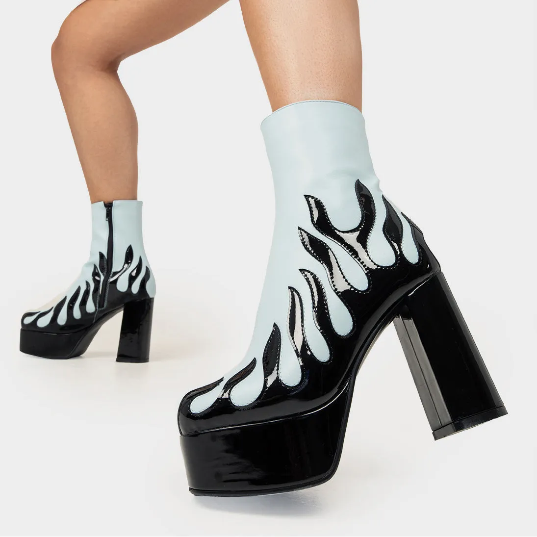 High Voltage Platform Ankle Boots