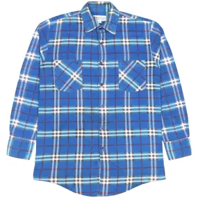 Highlander Flannel Checkered Shirt Blue