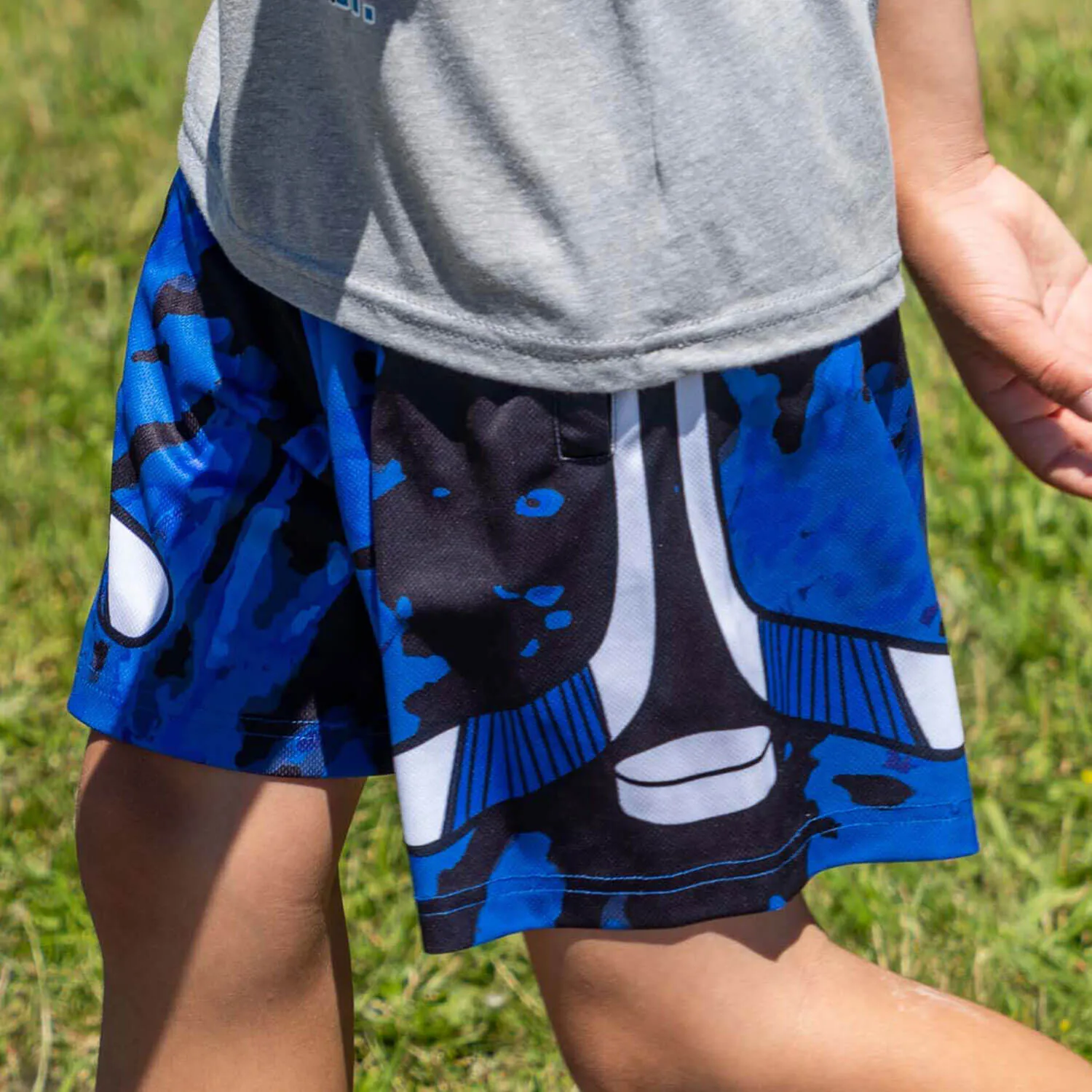 Hockey Beckett™ Shorts - Blue Tie-Dye 