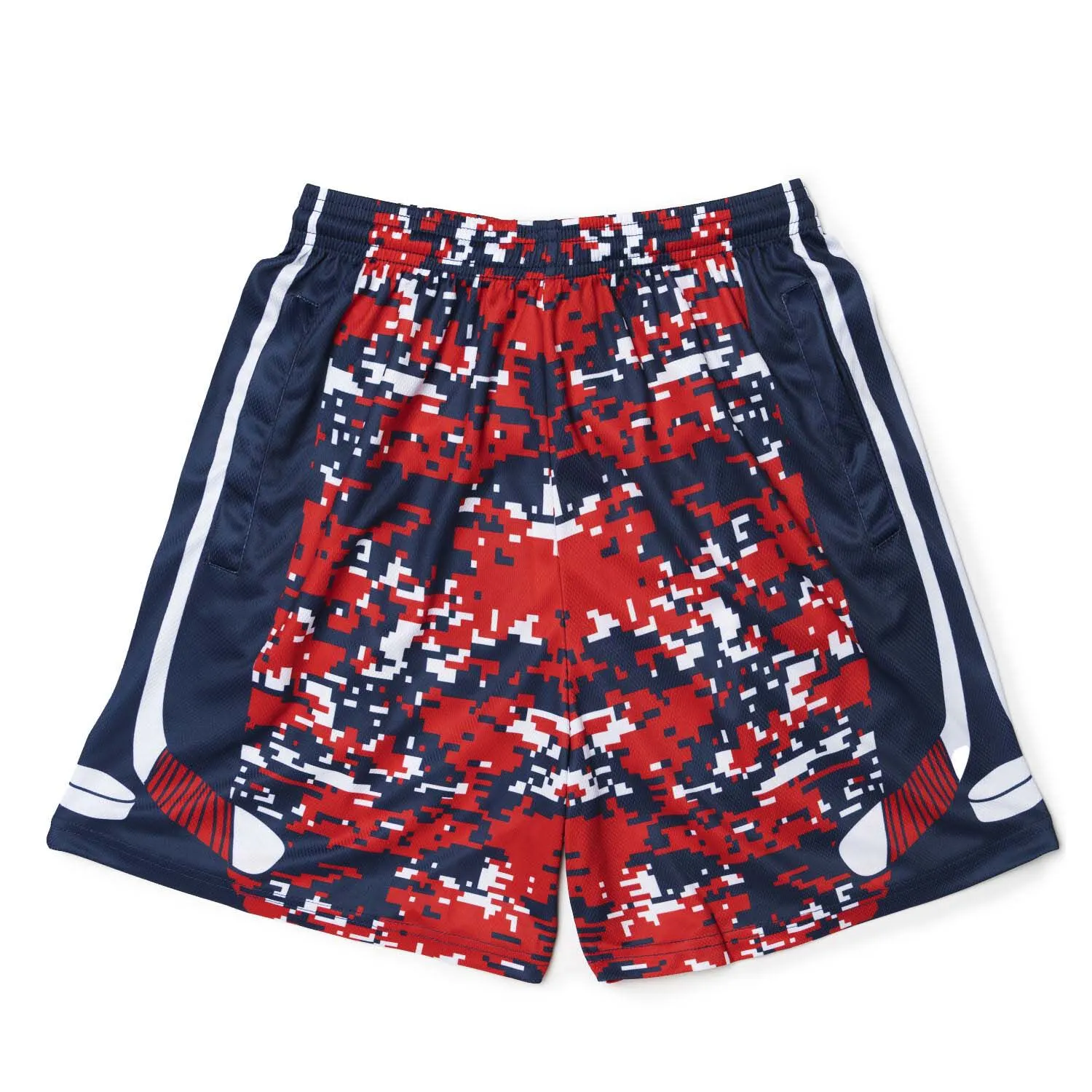 Hockey Beckett™ Shorts - Patriotic Digital Camo 