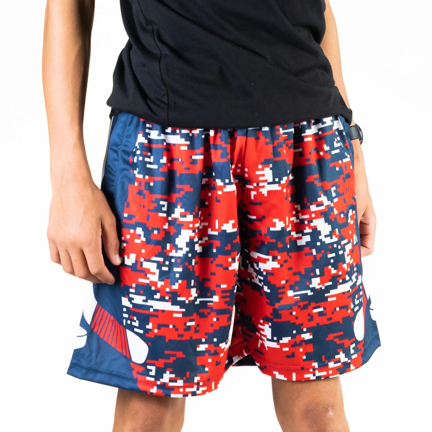 Hockey Beckett™ Shorts - Patriotic Digital Camo 