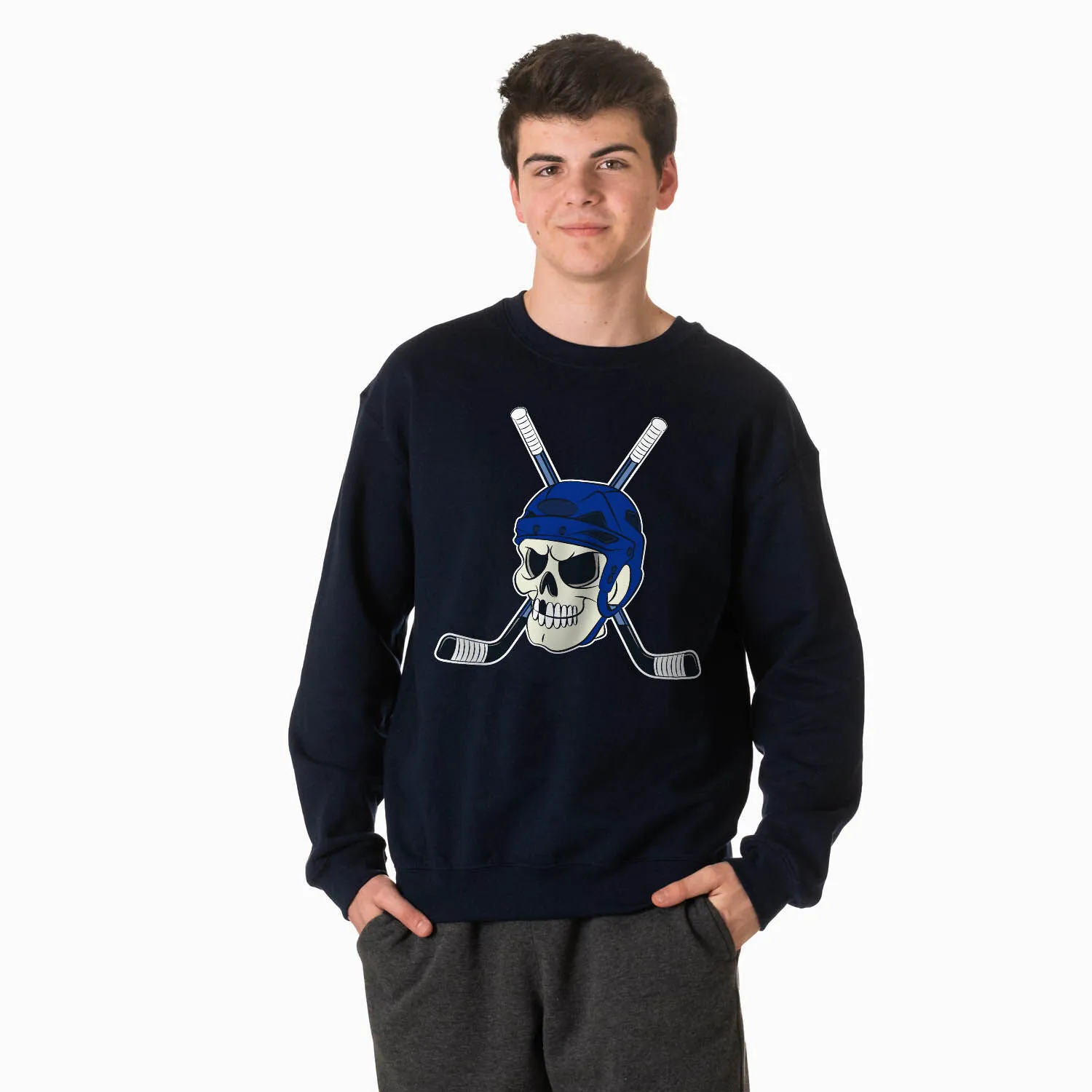 Hockey Crewneck Sweatshirt - Chill to the Bone 