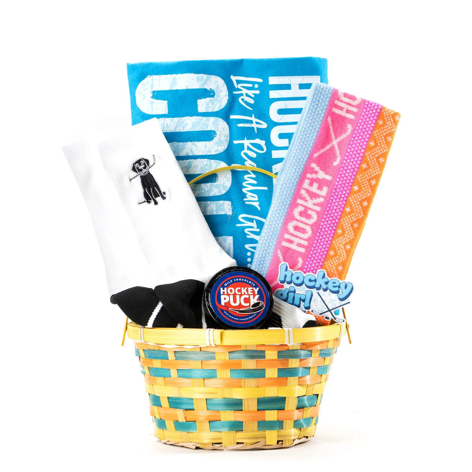 Hockey Girl Easter Basket 