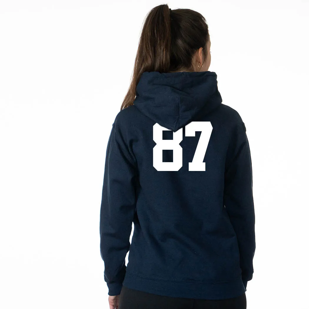 Hockey Hooded Sweatshirt - The Cold Never Bothered Me Anyway #HockeyMom 