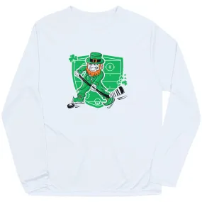 Hockey Long Sleeve Performance Tee - Celly O' Slapshot 