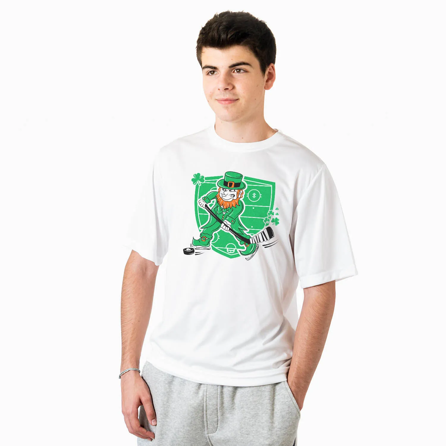 Hockey Short Sleeve Performance Tee - Celly O' Slapshot 