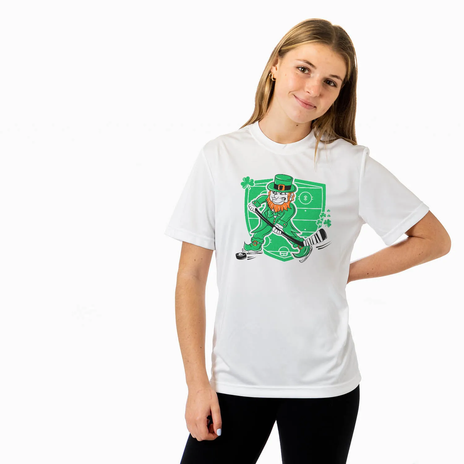 Hockey Short Sleeve Performance Tee - Celly O' Slapshot 