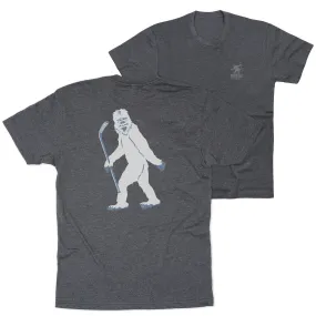 Hockey Short Sleeve T-Shirt - Yeti (Back Design) 