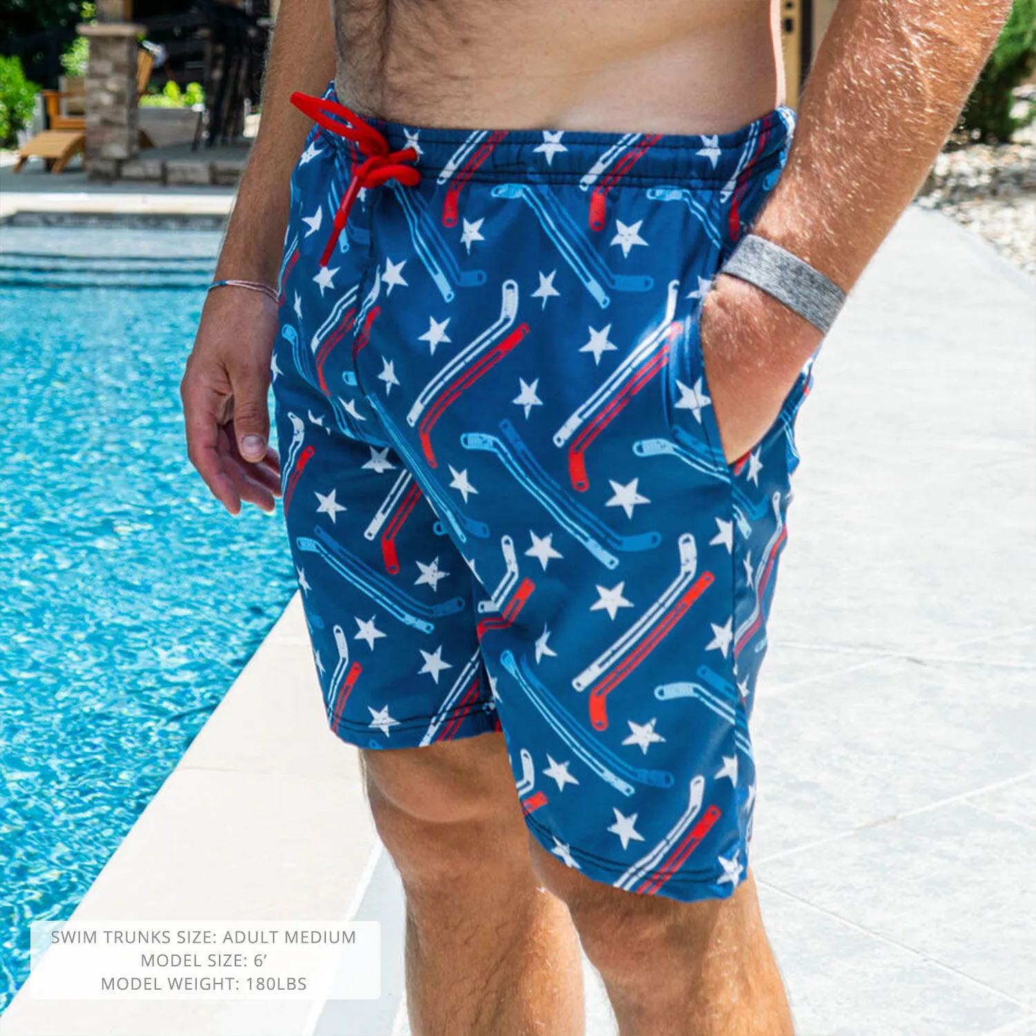 Hockey Swim Trunks - All American 