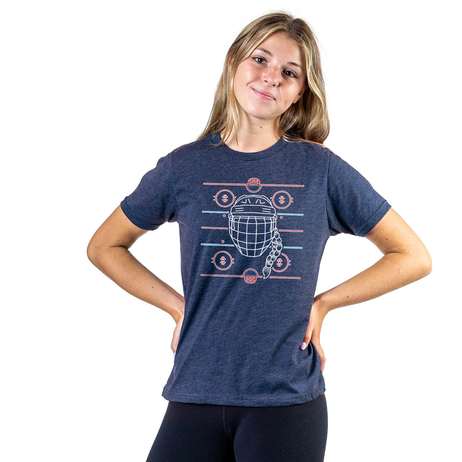 Hockey T-Shirt Short Sleeve - Game Time Girl 