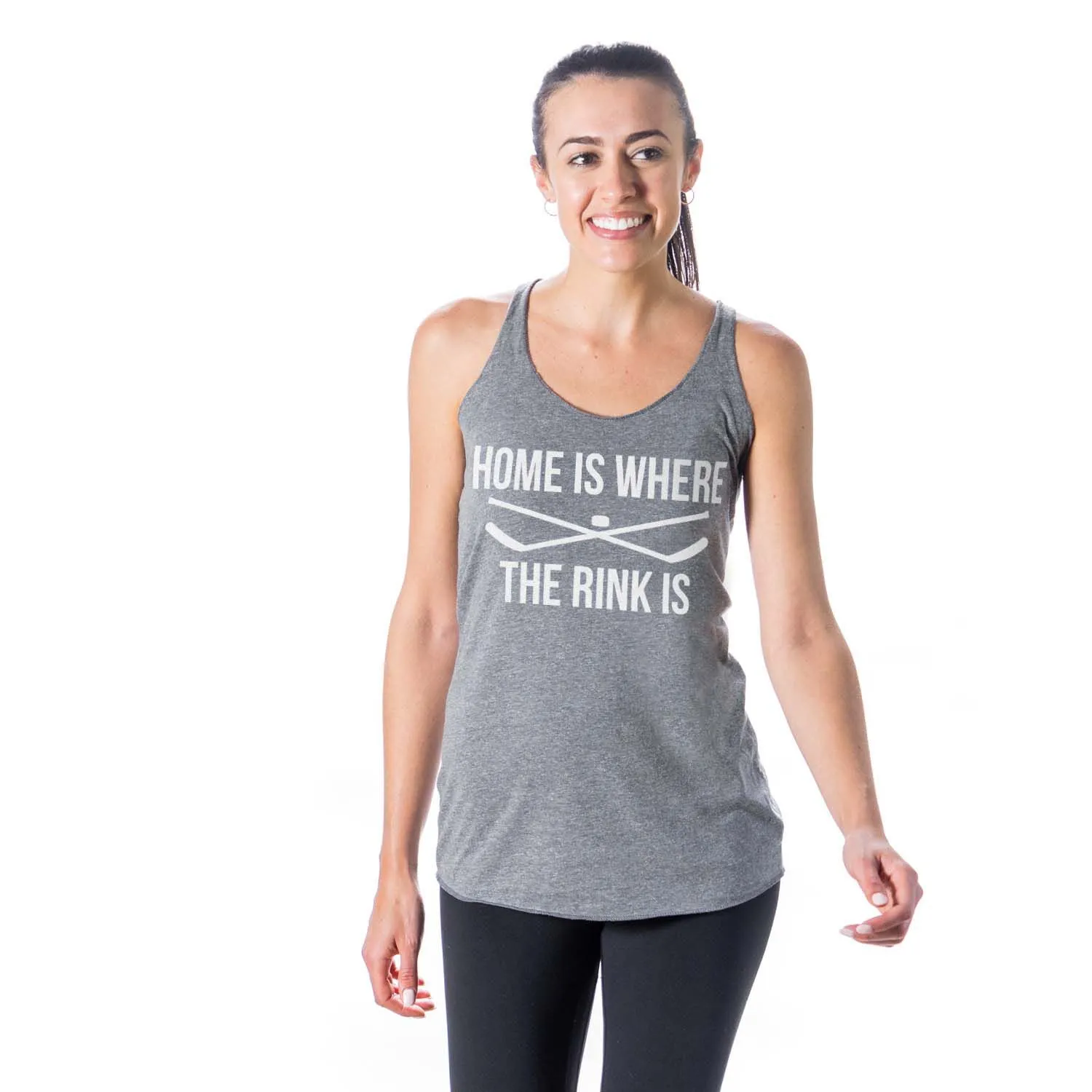 Hockey Women's Everyday Tank Top - Home Is Where The Rink Is 