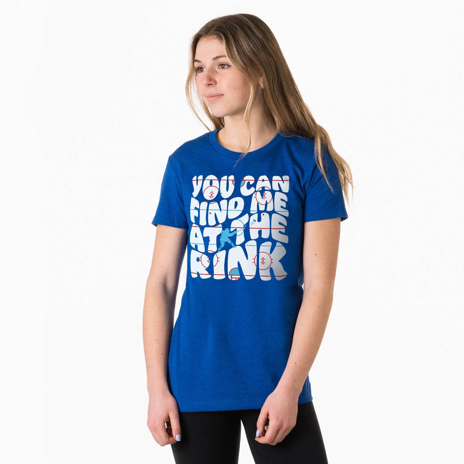 Hockey Women's Everyday Tee - You Can Find Me At The Rink 