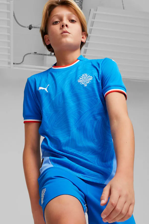 Iceland 2024 Youth Home Football Jersey