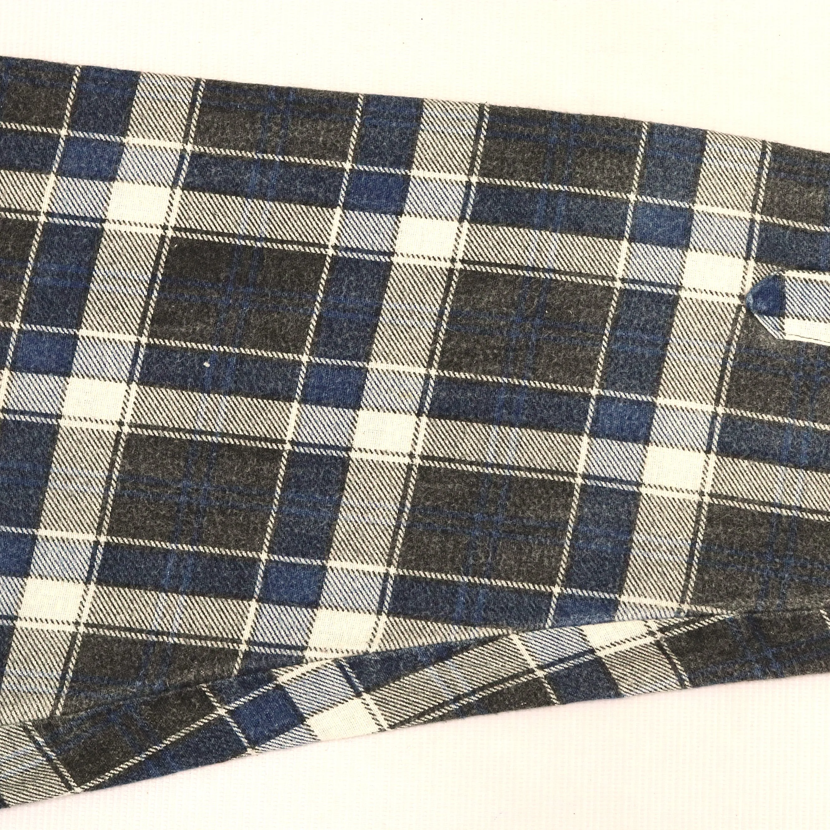 Identic Checkered Flannel Shirt Navy Beige