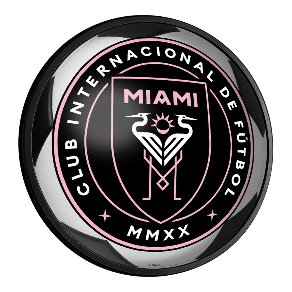 Inter Miami CF: Soccer - Round Slimline Lighted Wall Sign