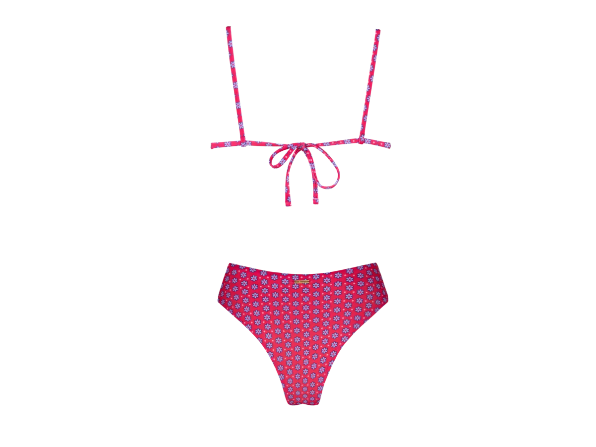 Ipanema High Waisted Bikini - Pink