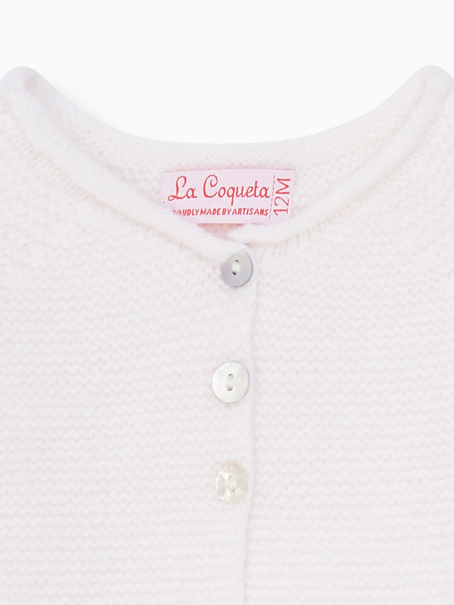 Ivory Leandra Cashmere Baby Cardigan