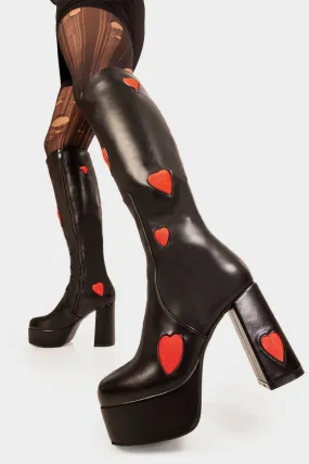 Jam Tarts Platform Knee High Boots