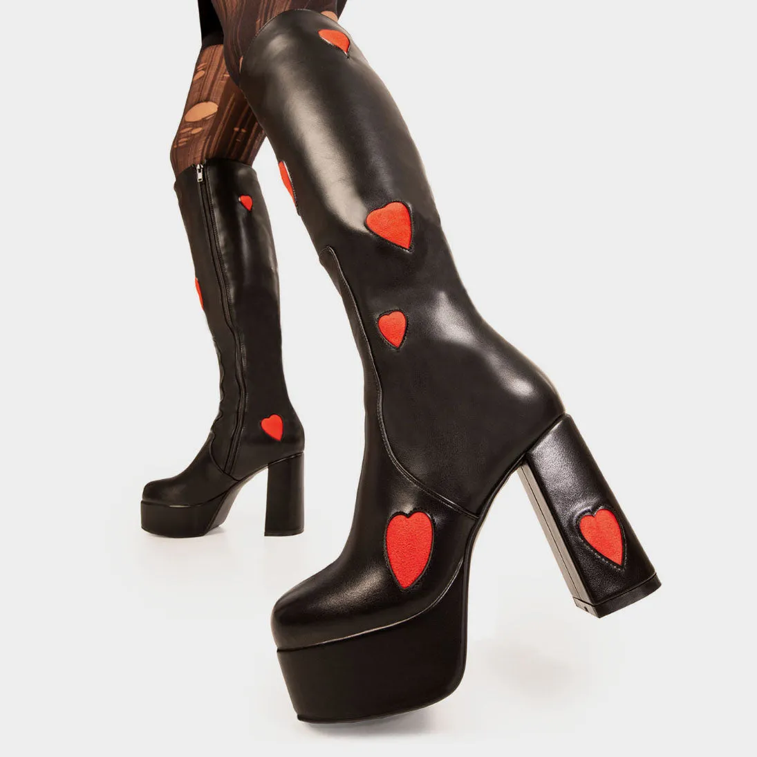 Jam Tarts Platform Knee High Boots