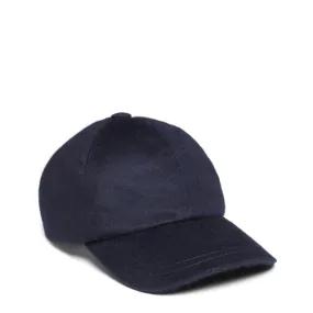 James Purdey Loden Baseball Cap Navy