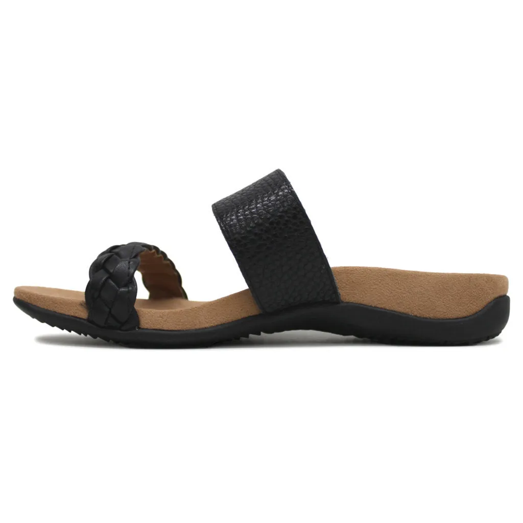 Jeanne Leather Women's Slides Sandals