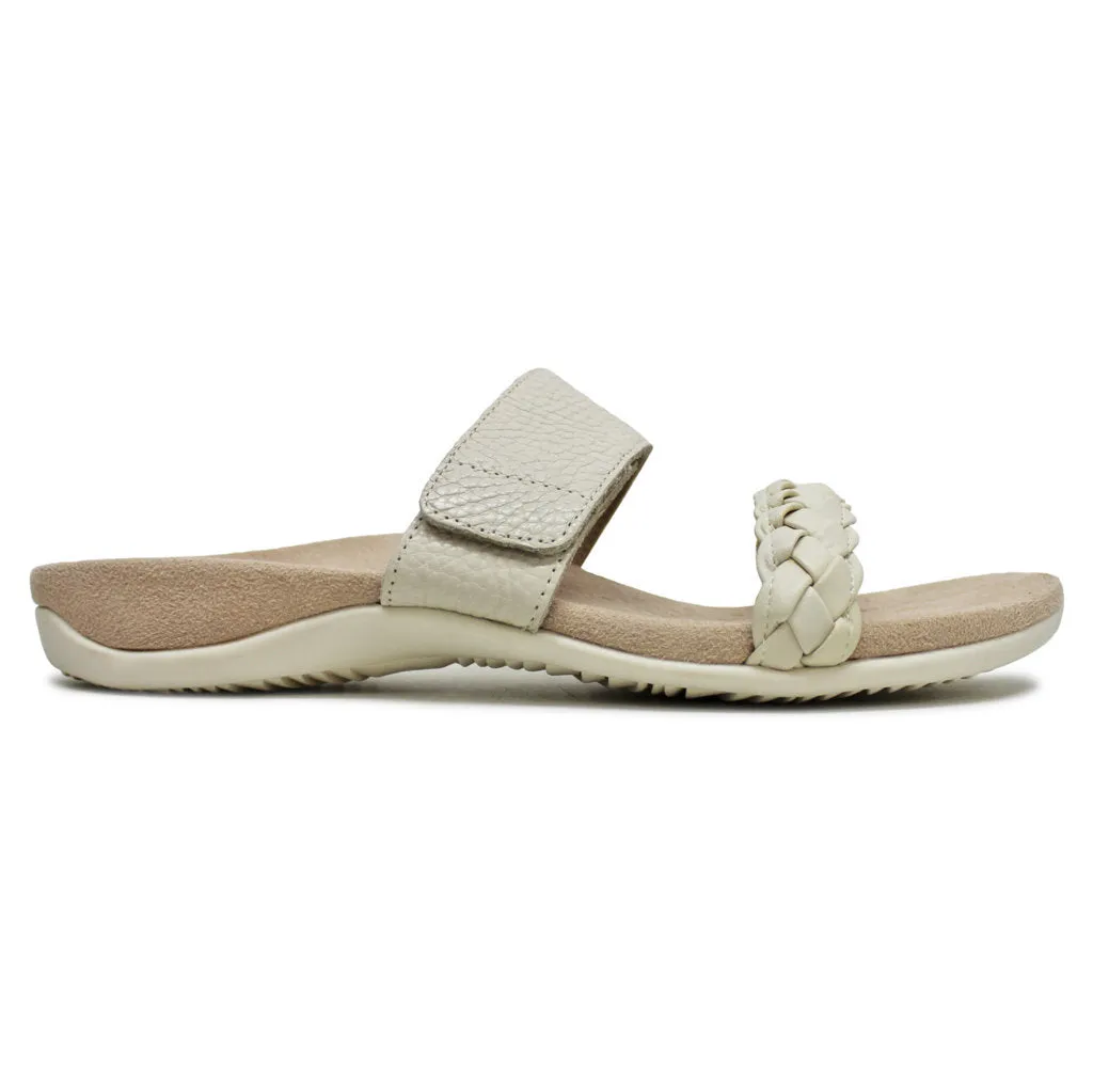 Jeanne Leather Women's Slides Sandals