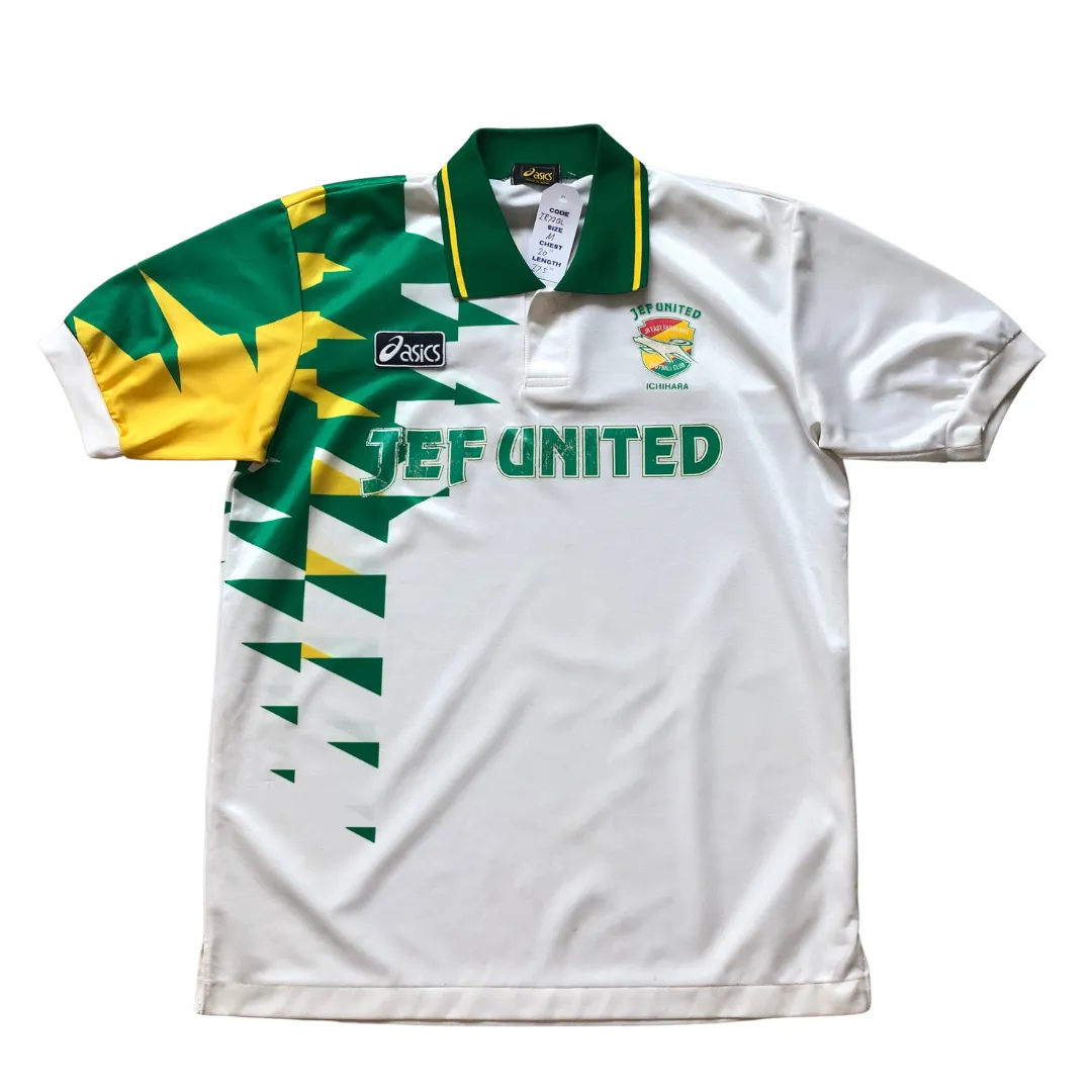 JEF United Ichihara J-League Asics 1993/1994 Away Vintage Football Shirt Medium