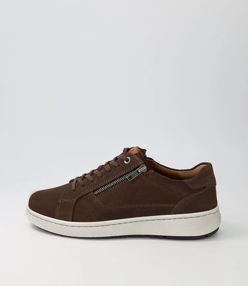 JOSEF SEIBEL David 07 Anthracite Combi Nubuck Sneakers