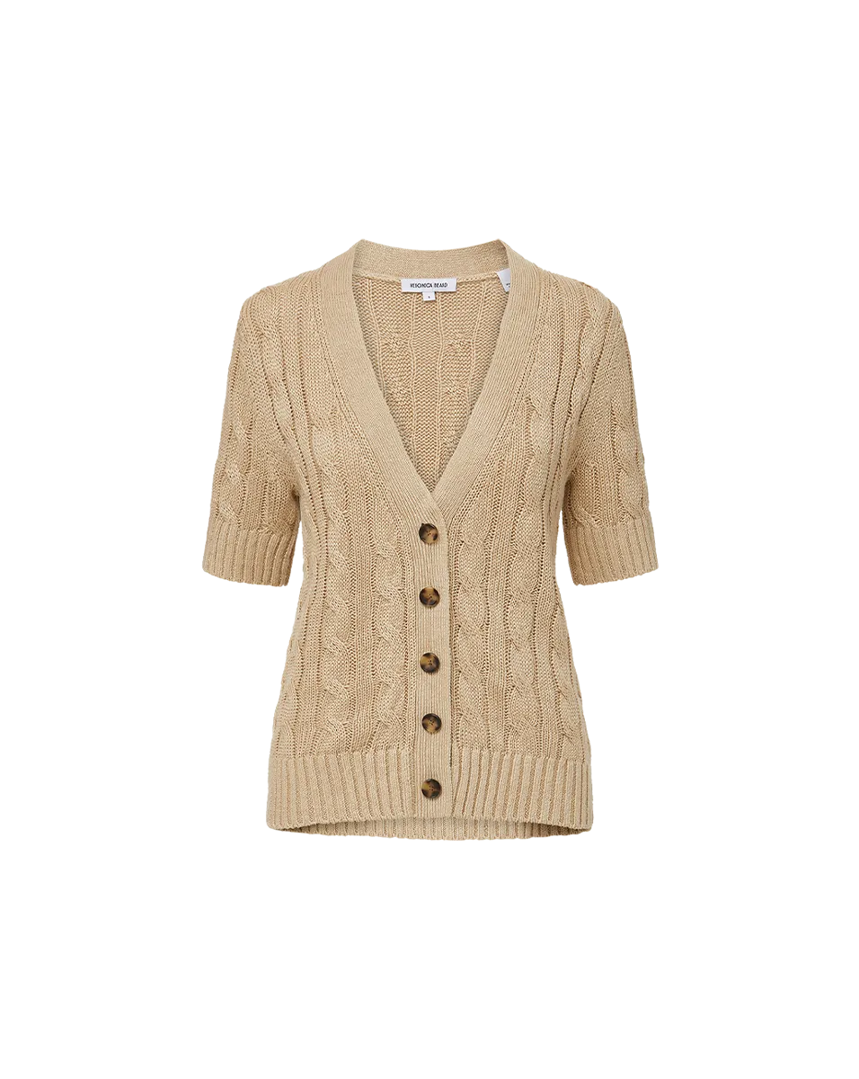 Julietta Silk-Linen Cardigan