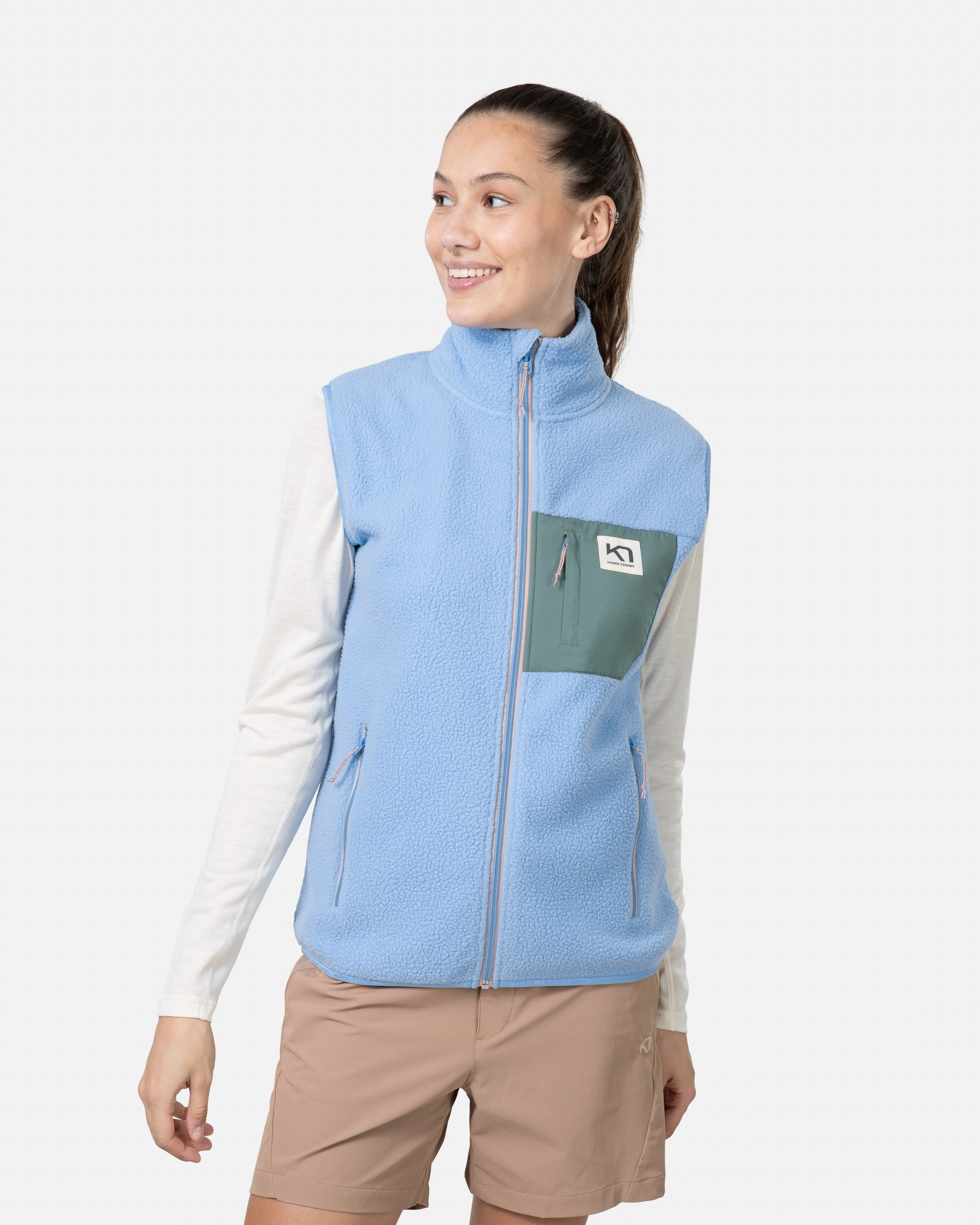 Kari Traa Women's Rothe Vest Pastel Light Blue | Buy Kari Traa Women's Rothe Vest Pastel Light Blue here | Outnorth