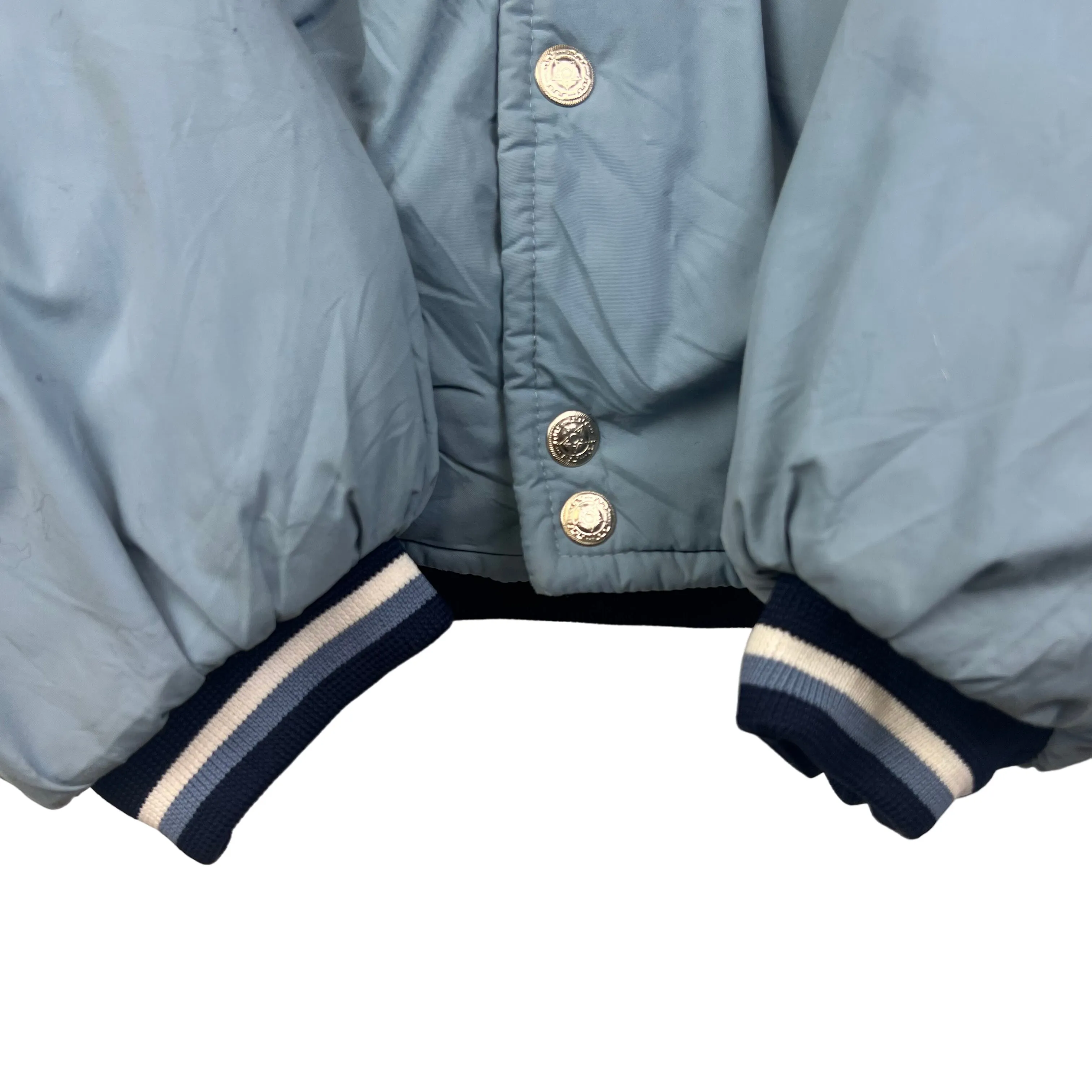 Karl Kani Brooklyn Puffer Bomber Jacket NYC Blue