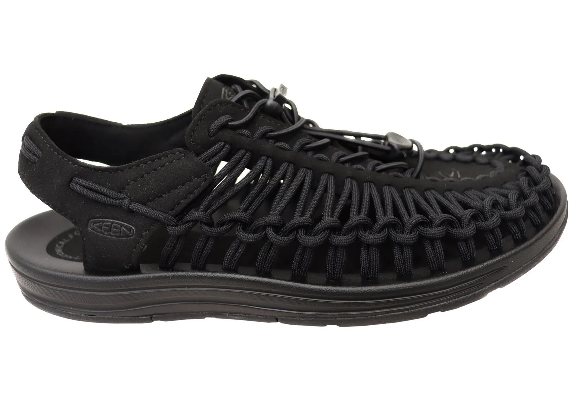 Keen Mens Uneek Comfortable Black Sandals