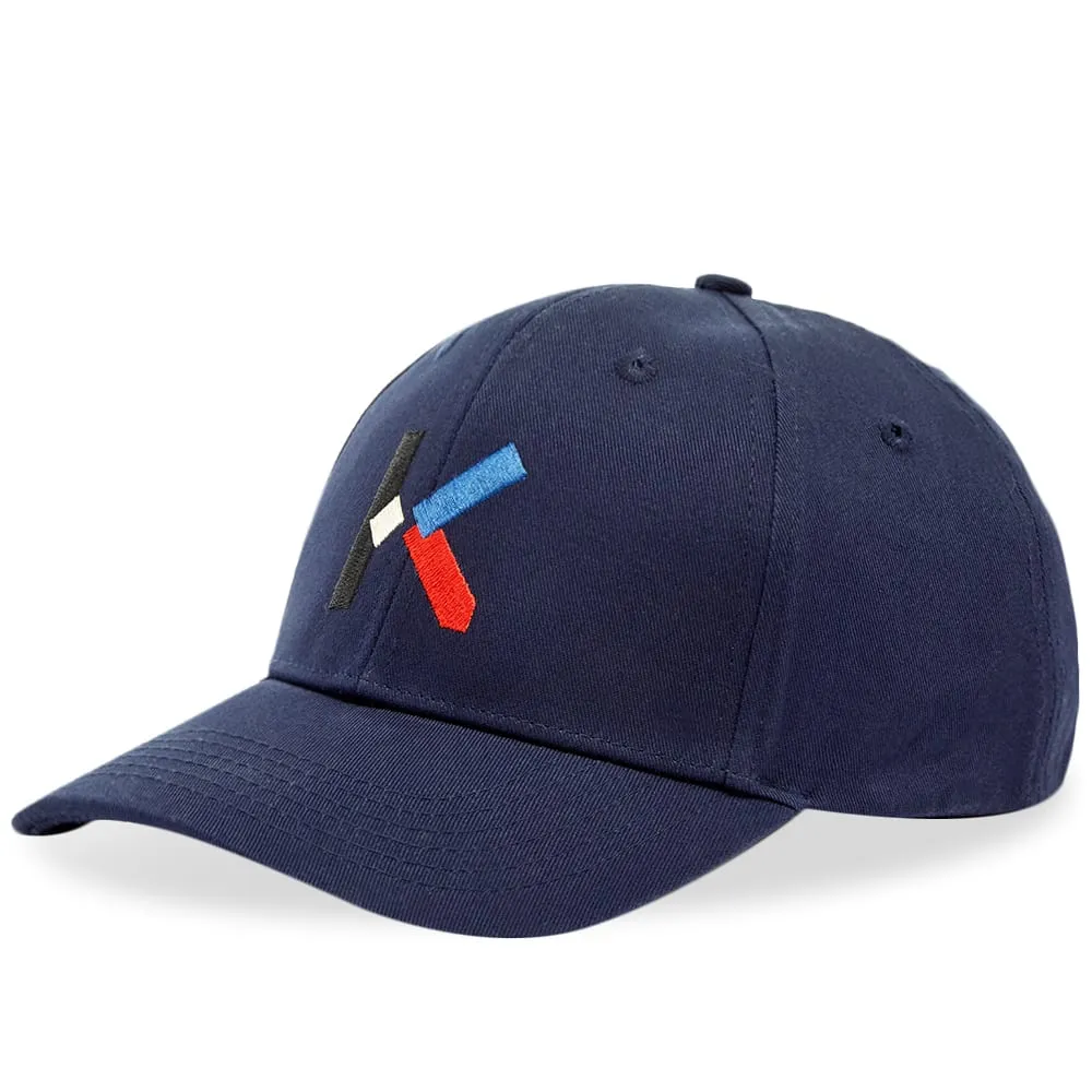 Kenzo K Logo Baseball CapNavy Blue