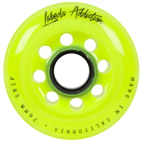 Labeda Addiction Signature Yellow Roller Hockey Wheels (76A)