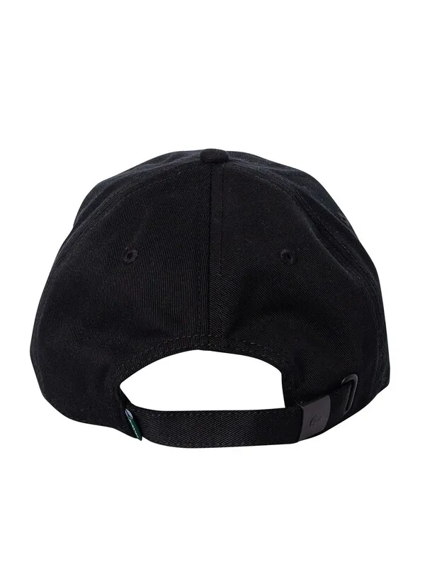 Lacoste Side Logo Baseball Cap - Black