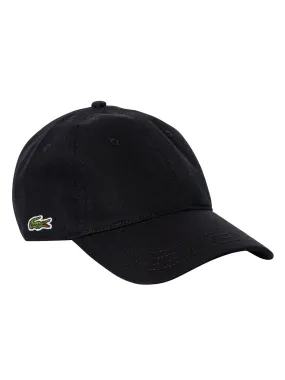 Lacoste Side Logo Baseball Cap - Black