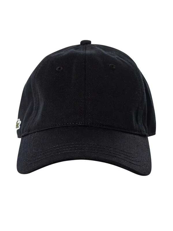 Lacoste Side Logo Baseball Cap - Black