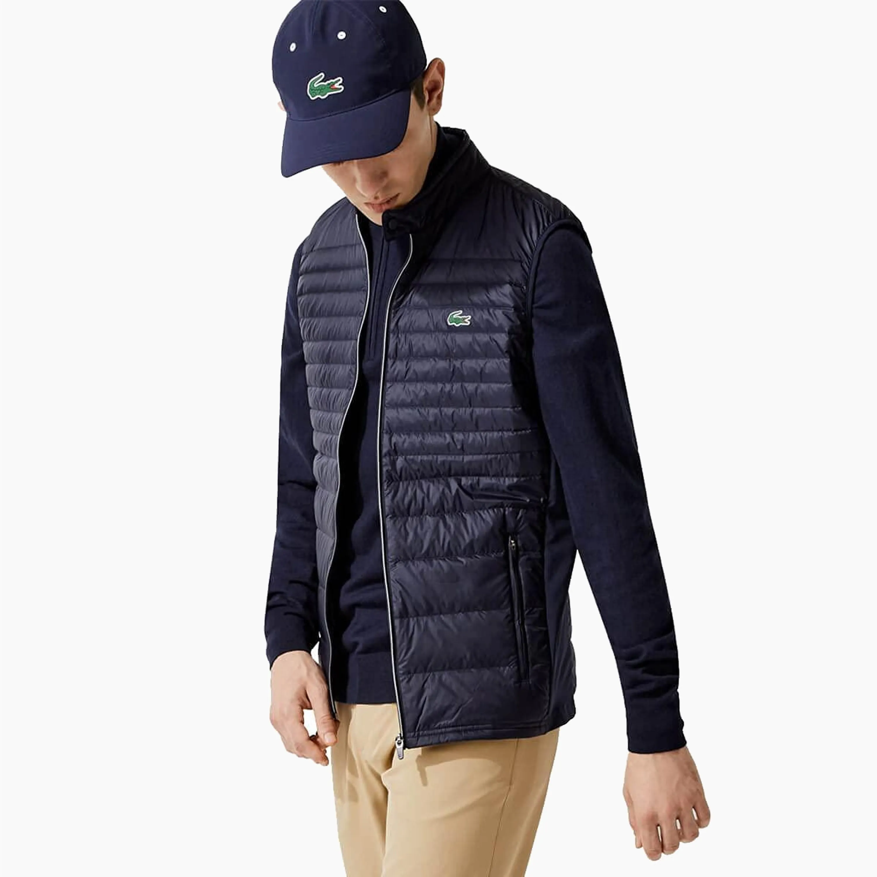 LACOSTE VEST NAVY - BH0082