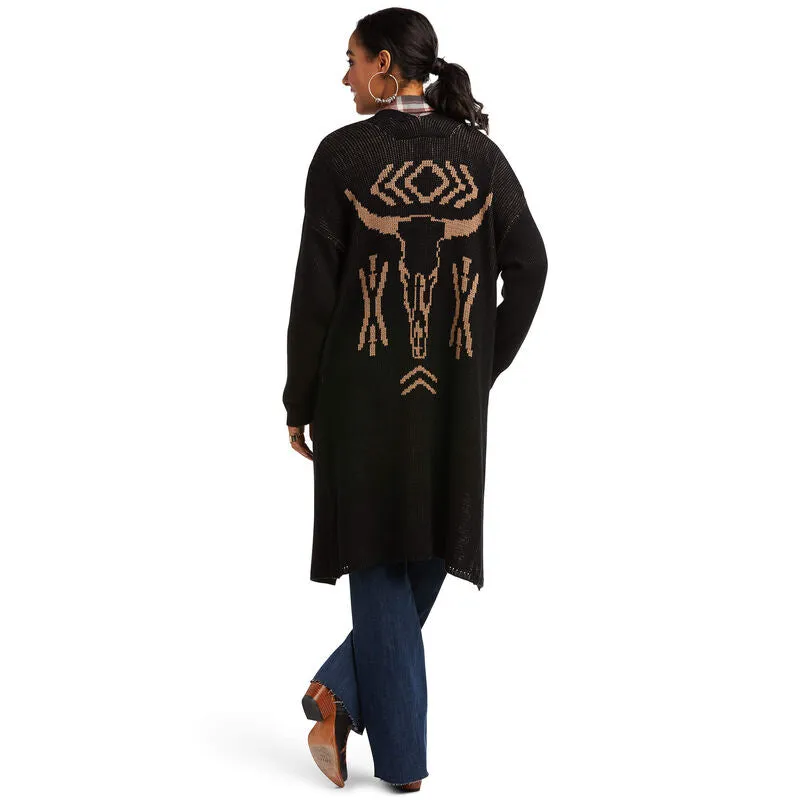 Ladies Hoedown Black Cardigan