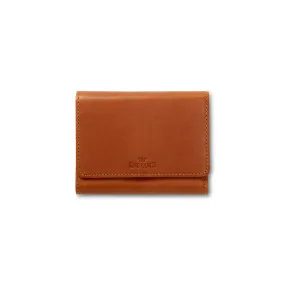 Ladies' Leather Tri-Fold Clutch Wallet