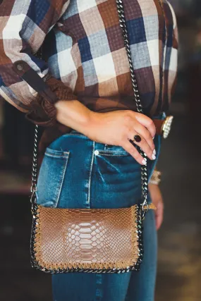 Leather Clutch Crossbody Bag