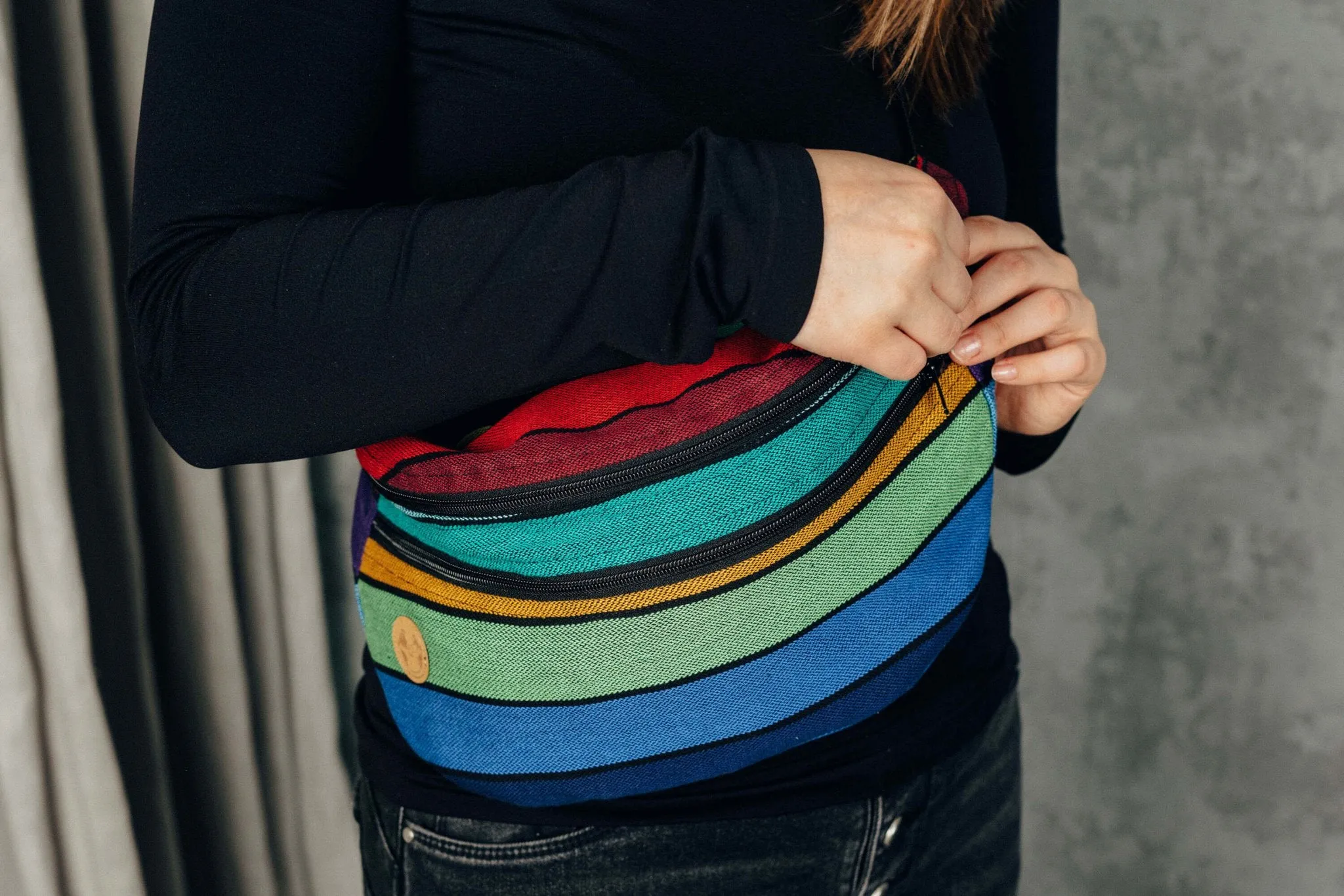 LennyLamb Waist Bag / Bum Bag Carousel of Colours