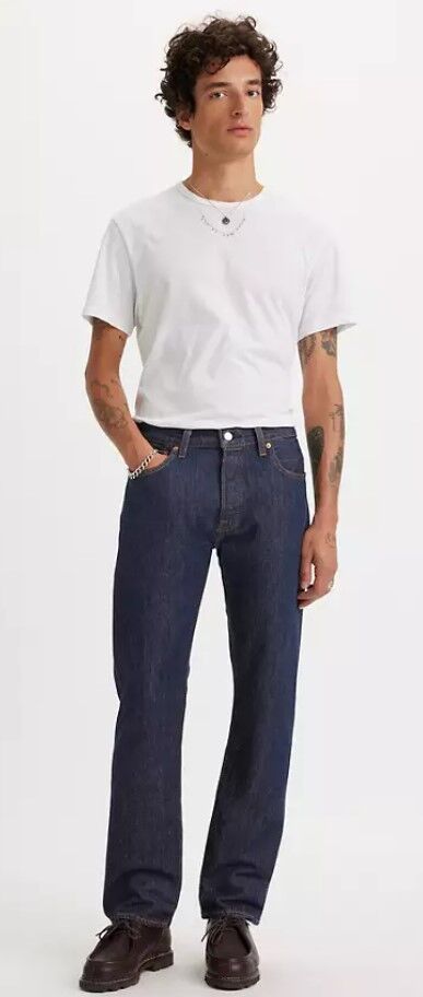 Levi's Men's 501 Original Fit Jeans in Rinse