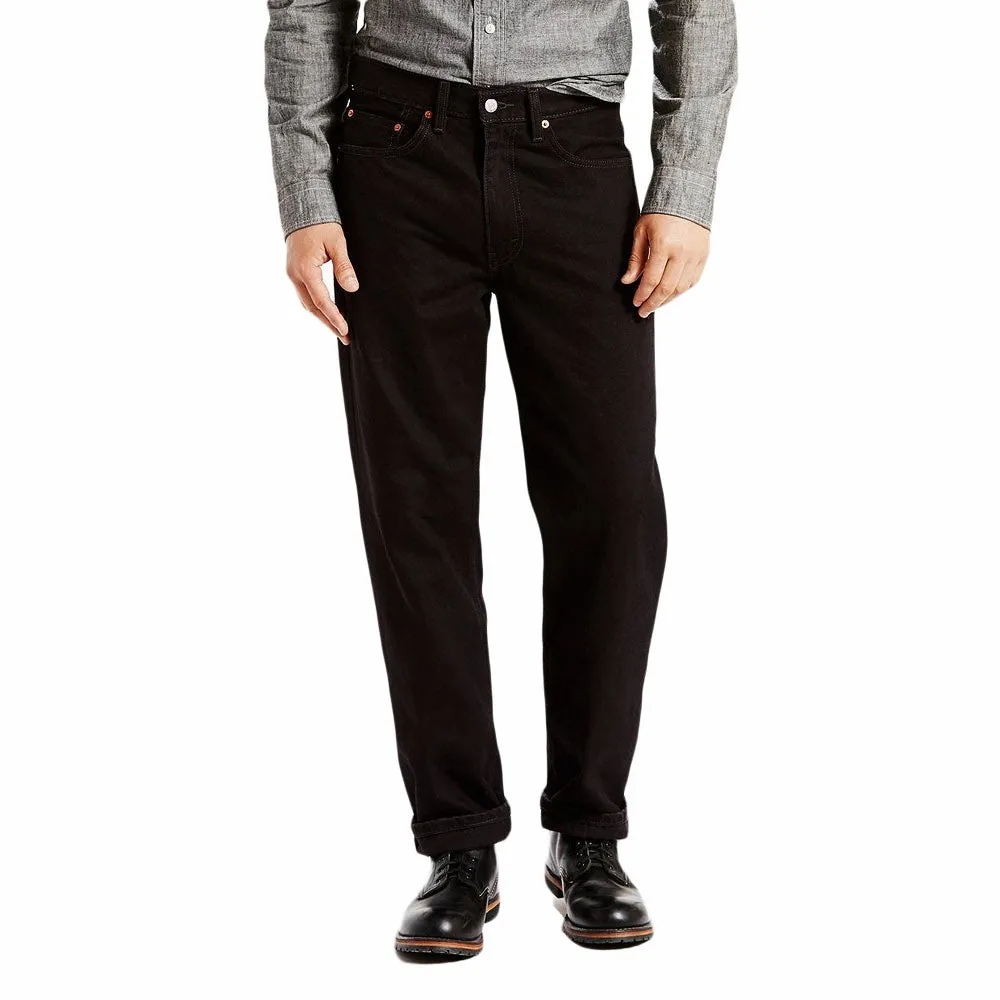 Levi's Mens 550 Relaxed Fit Jeans In Black | Shop Now