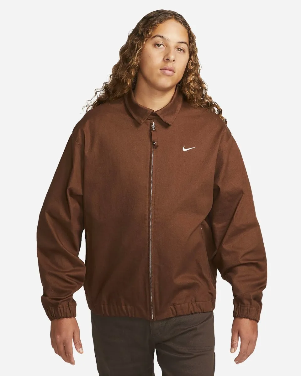 Lightweight Skate Jacket - Brown/White