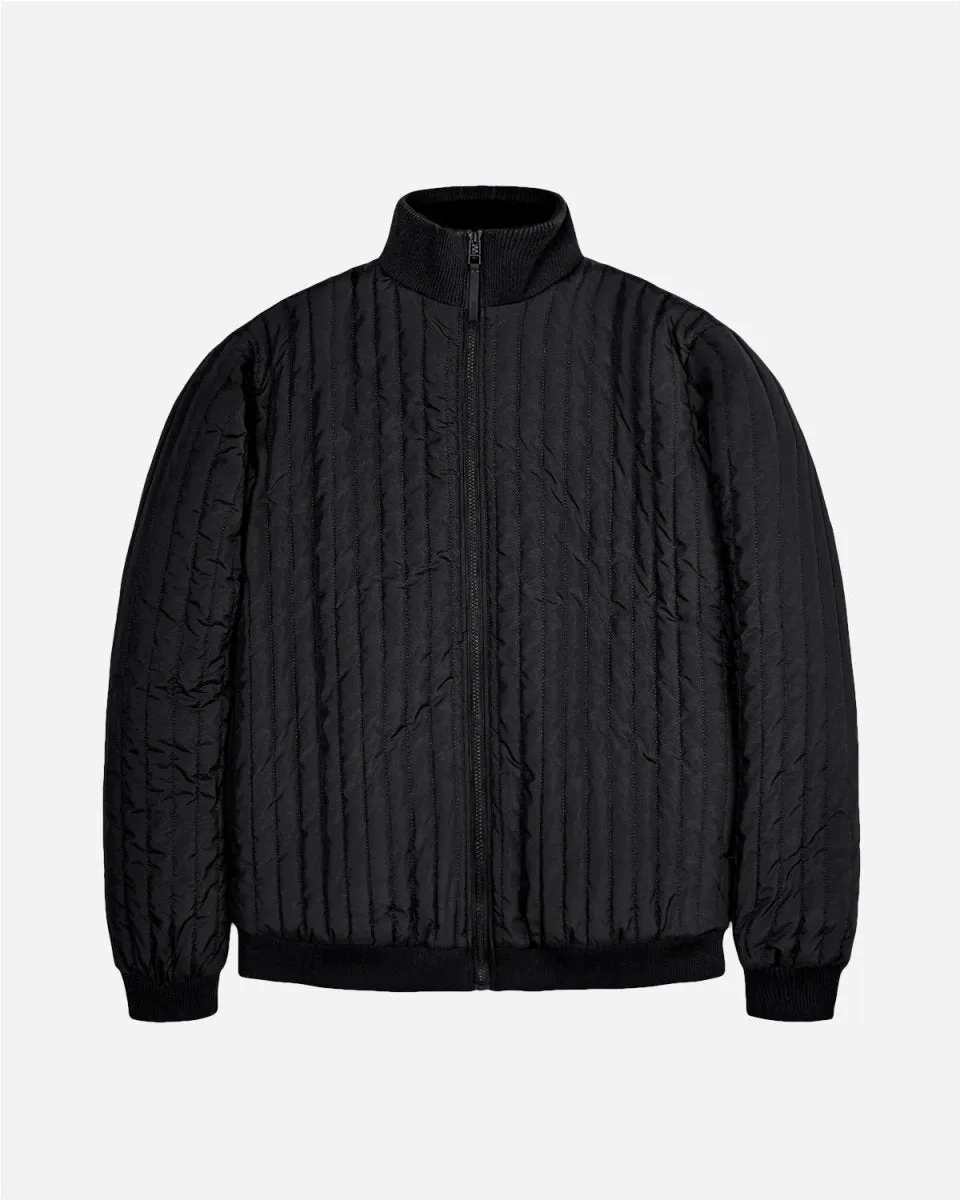 Liner High Neck Jacket - Black