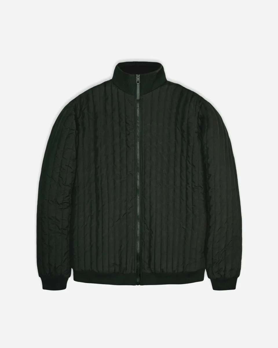 Liner High Neck Jacket - Green