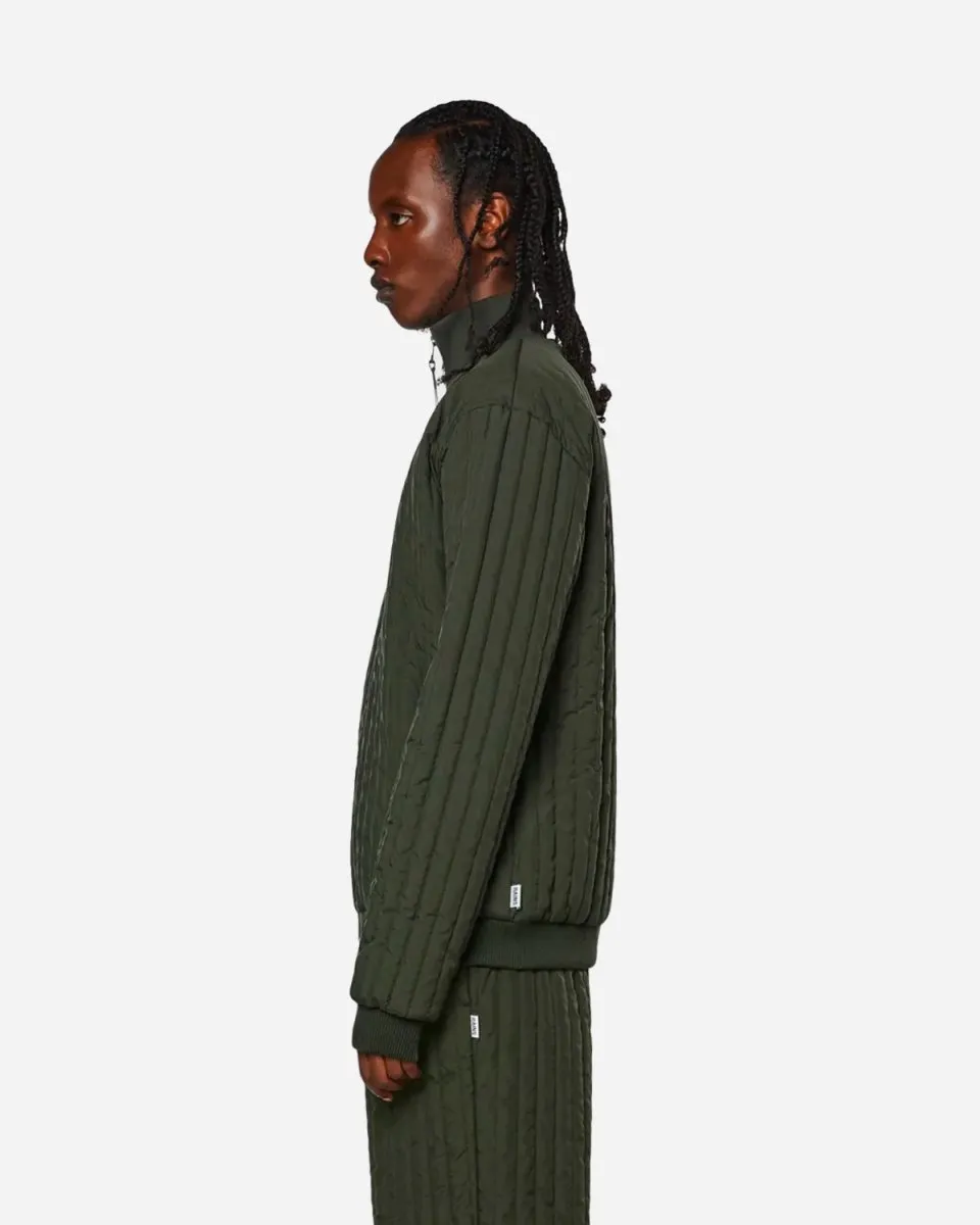 Liner High Neck Jacket - Green